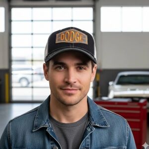 DODGE Black and Gray Trucker Hat